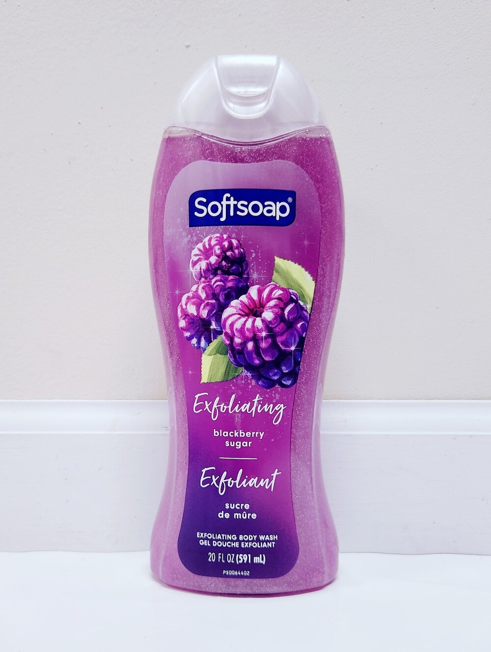 ⭐4/$15 Softsoap Exfoliating Body Wash Blackberry Sugar